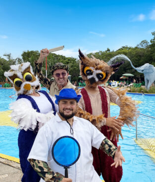 Novo show nas piscinas aborda conscientização ambiental