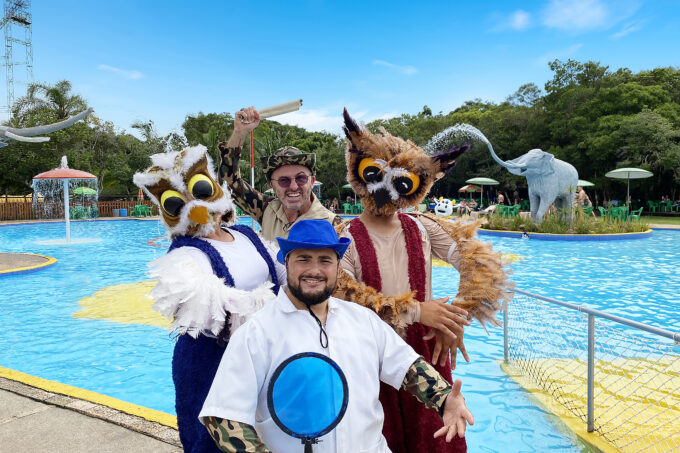 Novo show nas piscinas aborda conscientização ambiental